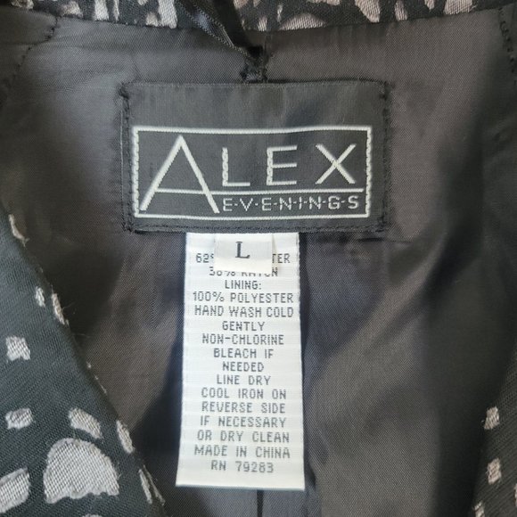 Alex Evenings Wrap Front Side Tie Evening Jacket - Picture 8 of 9